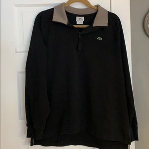 Lacoste black zip shirt